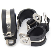 Collier de serrage en caoutchouc en forme de U en acier inoxydable SS304 pour tuyau, mesure en pouces, taille personnalisable