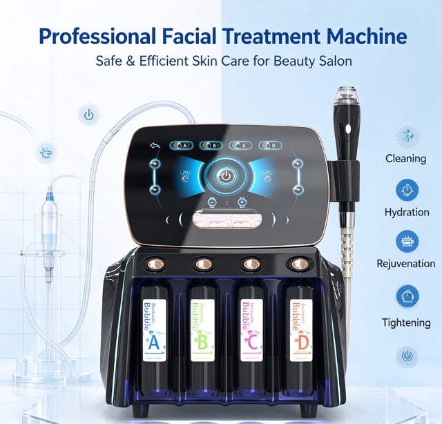 One Handle  Hydro Bubble Shuttle Water Aqua Skin Rejuvenation Facial Device ABS Deep Cleansing Aqua Skin Rejuvenation