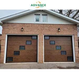 Frais généraux automatiques sectionnels durables de porte de <span class=keywords><strong>garage</strong></span> en <span class=keywords><strong>bois</strong></span> solide pour des villas - Product Image 6