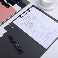 Carpeta de Archivos Multifuncional A4, Bloc de Notas para Informes Estudiantiles, Soporte para Libros Horizontal y Vertical, Organizador de Datos, Material PP