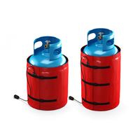 Couverture chauffante à tambour 120V Veste chauffante à baril 150W Couverture chauffante pour réservoir de bouteille de gaz de 20 livres