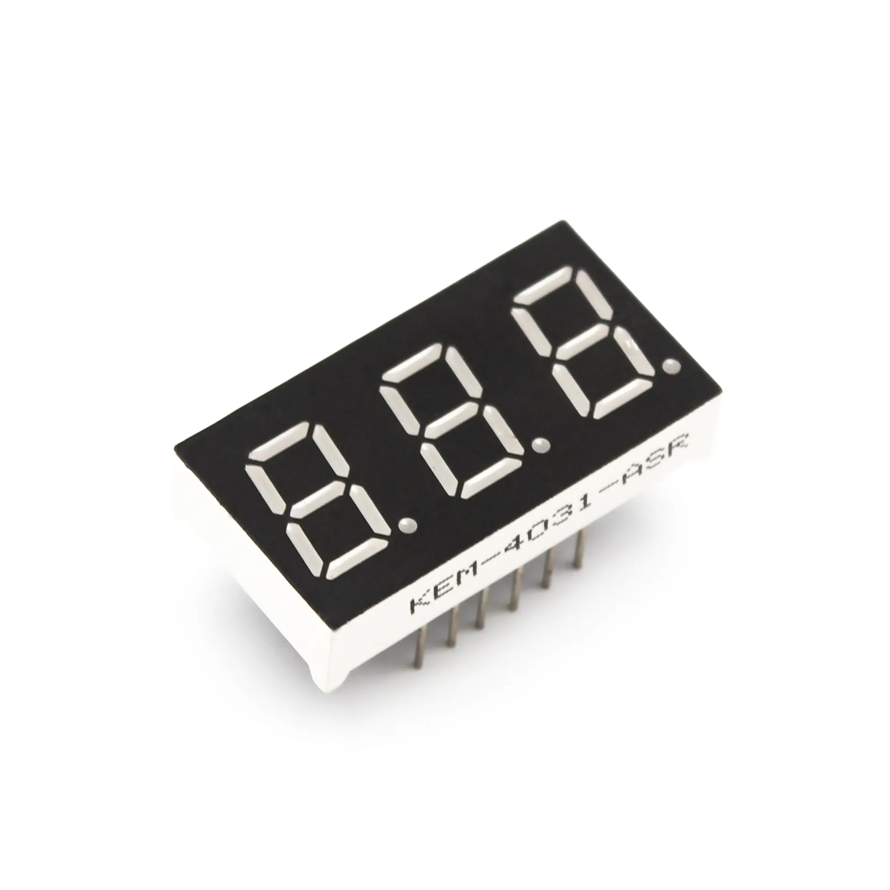 Kem-4031-bsr Numeric led Display 0.4 inch 7 segmen dipimpin layar 3 digit super red