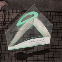 Usine Directement En Gros Transparent Boulangerie Outils De Mariage Triangle Gâteau Boîte