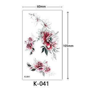 Autocollant de <span class=keywords><strong>tatouage</strong></span> temporaire à base de plantes non toxique et imperméable pour hommes et femmes - Product Image 1