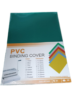 PVC rigide transparent de 0,125 mm, couleur et taille personnalisables, pour couverture de reliure, feuille de reliure en PVC de 125 microns, couverture de livre en papier