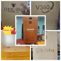 Portable Retro Wooden Photo Booth Double-Sided Touch Screen DSLR iPad Selfie Mirror Photobooth for Wedding Rental Party Events
