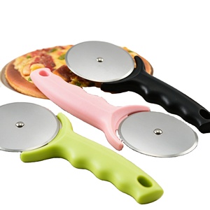 Multifunctional Roller Pizza Cutter Stainless Steel <b>Plastic</b> Handle Foldable Non-Slip Baking Pastry Cutting Knife Kitchen Tools - Product Image 1