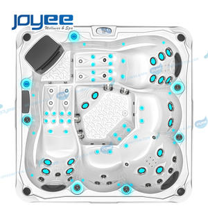 Joyee อ่างน้ำวนอะคริลิค5ท่านอ่างน้ำร้อนกลางแจ้งอ่างสปาจากุซซี่ขนาดเล็กฤดูหนาว - Product Image 6