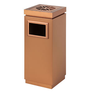Brand new commercial hotel trash bin metal rubbish bin