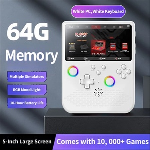 Console de jeu portable rétro, écran IPS HD de 5 pouces, double joystick, 34 émulateurs PSP PS1 N64 MAME, processeur RK3506, carte TF 256G, Li H5 RGB - Product Image 3