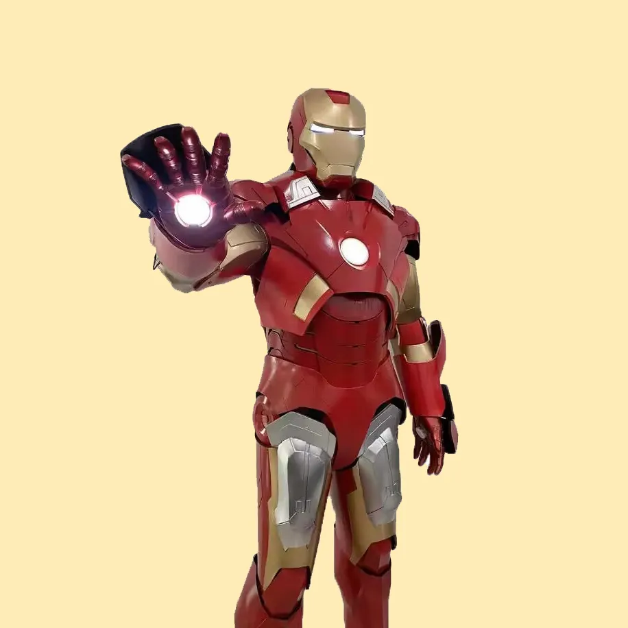 Atacado Halloween Cool Iron Man Costume Big Robot Adulto Wearable Outdoor Suit