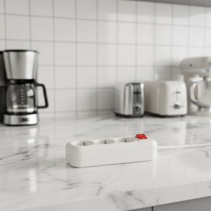 Multiprise européenne 3 prises russe, bande de cuivre verte haute <span class=keywords><strong>puissance</strong></span> avec interrupteurs - Product Image 2