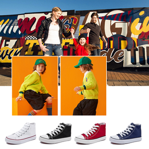 Chaussures de sport en toile personnalisées de haute qualité, chaussures en toile pour étudiants, chaussures pour enfants, chaussures unisexes pour enfants, tissu en coton EVA imprimé - Product Image 5