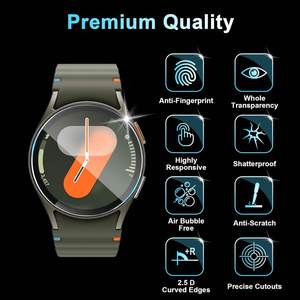 ฟิล์มกันรอยกระจกนิรภัยแบบแข็ง 2.5D 9H สำหรับ Samsung Galaxy Watch 7/8/9 ขนาด 40 มม. 44 มม. - Product Image 2