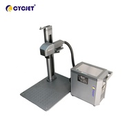 Tragbare Laser-Markiermaschine für Vogelringe, Hundemarken und Namensschilder, 20W 30W Mini-Faserlaser-Markiergerät