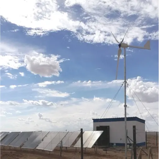 خارج الشبكة الاتصالات الهجين نظام طاقة الرياح الشمسية