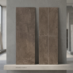 American Rodies Modern Design 800x2400mm PGVT Glazed Brown Porcelain Tile Matt Glossy Shower Floor Choco Color Bathrooms - Product Image 1