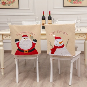 Hot Sell Low MOQ Custom Stretch <strong>Half</strong> Dining Christmas <strong>Chair</strong> <strong>Covers</strong> for Dining Room/Hotel/Living Room - Product Image 3