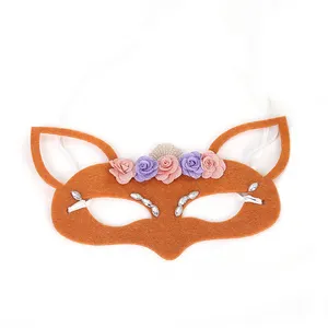 holiday decoration lovely animal Soft felt eye mask