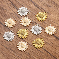 Tournesol Charmes Coloré Alliage Pendentif DIY Fleur Pendentifs pour la Fabrication de Bijoux