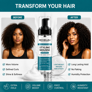 Espuma para el Cabello OEM de Venta Caliente, Hipoalergénica, Fijación Fuerte, Control del Frizz, Fijación Duradera Todo el Día, Espuma para Trenzas, Estilo Duradero, Brillo e Hidratación - Product Image 3