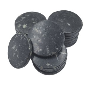 Snowflake Jade Slices 50mm Black And White Polished <b>Stone</b> Tiles For Eyelash Extensions Mattresses Cushions - Product Image 4