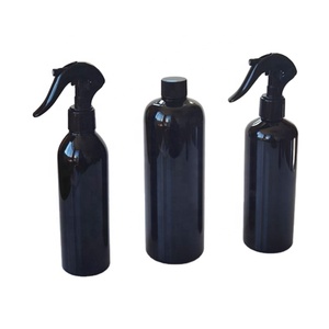 2026 New Design Custom 100ml <b>200ml</b> 300ml Black Brown Hair Continuous Room Perfume Mist Pet Plastic Empty Round Spray <b>Bottle</b> - Product Image 1