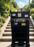 Vente directe usine : Chariot électrique pliable à chenilles pour la montée d'escaliers, capacité 400 kg, type pneumatique