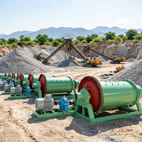 Broyeur à billes humide à petite échelle, machine de broyage portable pour l'usine de séparation des minerais d'or