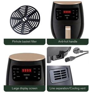 <span class=keywords><strong>Friteuse</strong></span> à <span class=keywords><strong>air</strong></span> intelligente de haute qualité, nouveau design, très vendue, pour appareils électroménagers - Product Image 5