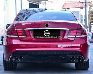 Difusor Trasero C207 para <span class=keywords><strong>Mercedes</strong></span> Benz Clase E W207 C207 2 Puertas E200 E260 E300 a E63 AMG E53 AMG, Puntas de Difusor, Tubo de Escape - Product Image 6