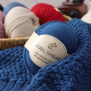 Fil de laine tricoté à la main, fil multicolore à 4 brins pour adultes, chapeaux, écharpes, tricot, crochet, fil de moyenne épaisseur, vente en gros - Product Image 3