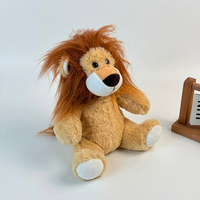 Peluche Lion Personnalisée, Adorable Jouet en Peluche Lion avec Logo Brodé, Jouet Doux OEM ODM, Cadeau pour Enfants