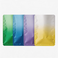 Petit sac d'emballage en plastique PE à fermeture éclair sur 3 côtés avec impression en héliogravure, résistant à l'humidité, pour les applications cadeaux et artisanales