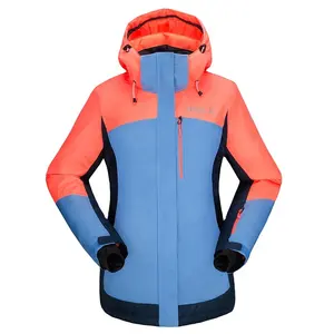 Pakaian Ski OEM, kualitas tinggi setelan jaket Ski Jaket tahan air mantel pakaian luar ruangan Puffer Puff gelembung Amerika Utara