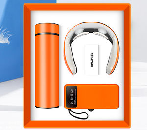 Set Hadiah Mewah untuk Bisnis: Vacuum Flask 3 in 1, Pijat Leher, Power Bank dengan Penyangga Ponsel - Product Image 6