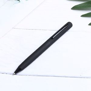 Custom Logo Promotional Hotel Simple Metal Frosted Soft Rubber Twisted Boligrafos Stylo Ball Point <b>Ballpoint</b> <b>Pens</b> - Product Image 3