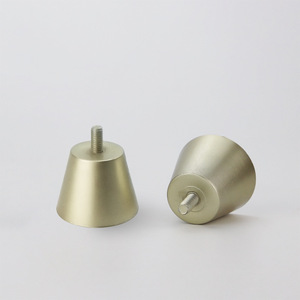 Factory Direct Sales Conical Adjustable Cabinet Feet Gold <b>Silver</b> Table Furniture Feet Industrial Components Adjustable Screws - Product Image 3