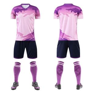Camiseta de Fútbol Unisex al por Mayor, Tallas Grandes, Secado Rápido, Impresión por Transferencia de Calor, Malla de Poliéster Transpirable de 220G - Product Image 1