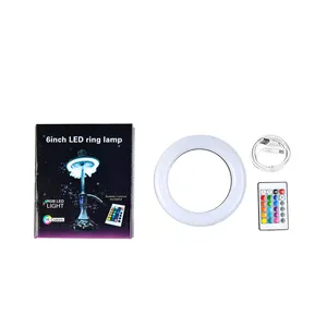 Hight quality 6 pollici LED ring lamp accessori per narghilè best shisha narghilè la più recente penna per narghilè usa e getta