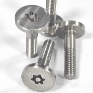 T40 Plum blossom thin cheese head with column and half tooth machine screws with thick rods Stainless steel / aluminium