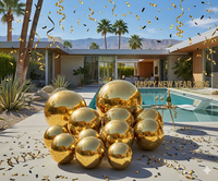 Orbes miroir gonflables géantes TianYi Tech pour décoration de fête, ballons disco, décorations de Noël extérieures, fournitures pour événements et fêtes