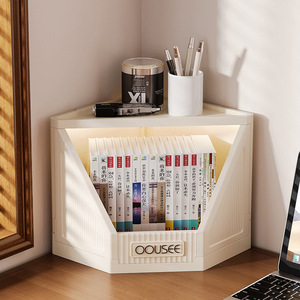 Oousee <b>Corner</b> Storage Cabinet 4 Layers Detachable <b>Standing</b> Rack For Kitchen Living Room - Product Image 4