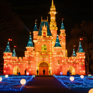 Không thấm nước lâu đài Đèn Lồng bền trang trí nội thất cho ngoài trời Vườn giáng sinh Cổ Tích lễ hội sân sau ban đêm lễ kỷ niệm nóng bán - Product Image 4