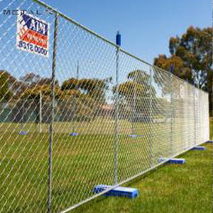 Venta caliente 6Ft X 12Ft Extraíble Portátil Perro Corre Cerca América Construcción Cadena Enlace Malla Valla Temporal - Product Image 1