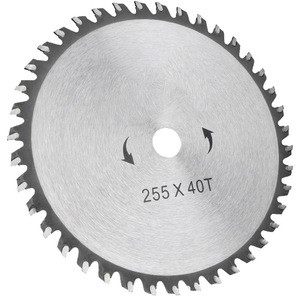 Lame de tondeuse à gazon Kyushu Garden 255 x 40T, lame rotative pour le désherbage et le défrichement - Product Image 1