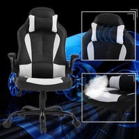 Kostenlose Probe Bester Preis Hochlehniger Komfortabler Gaming-Stuhl mit Weicher Kopfstütze und Lendenwirbelstütze 360° Drehbar für Erwachsene Langlebig Glatter Silla Gamer Stuhl