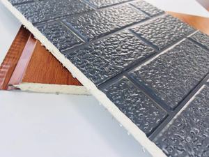 Hiện đại chống cháy PU Tấm bánh sandwich nóng bán cách nhiệt bên ngoài bức tường trang trí mặt tiền tấm nhà gạch phong cách - Product Image 6