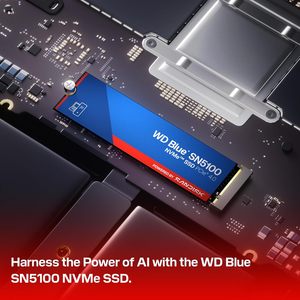 SSD NVMe M.2 2280 bleu SN5100 1 To, PCIe Gen 4.0, disque SSD interne, vitesses de lecture jusqu'à 7 100 Mo/s, stockage pour PC/ordinateurs portables - Product Image 3