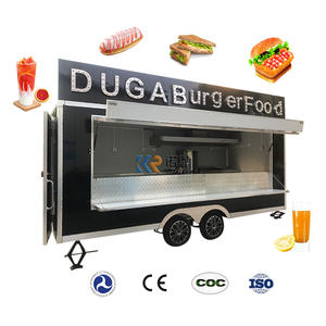 Custom Food Concession Trailer for Shaved Ice Cotton Candy Vending with Street Food Equipment for Restaurants Retail - Product Image 3